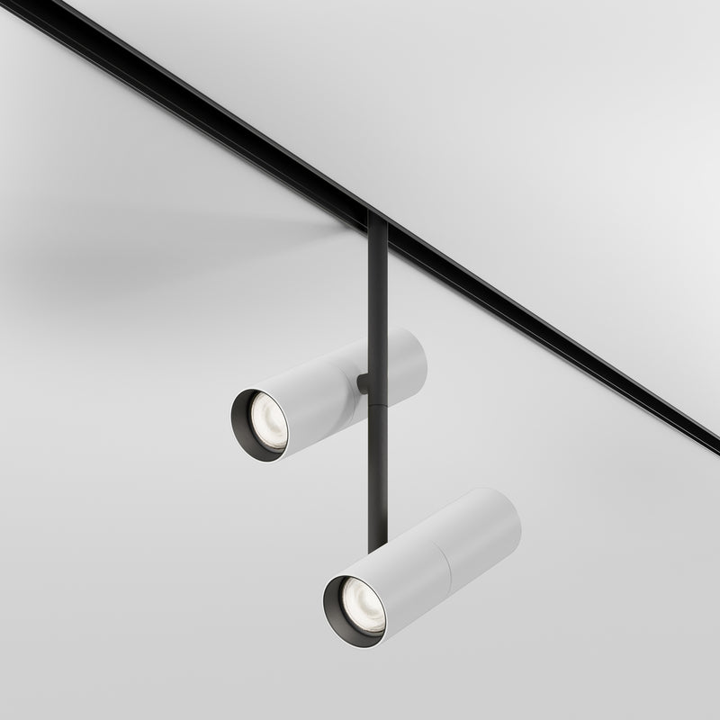 Corp iluminat pe sina Sistem Magnetic 23mm EXILITY Negru