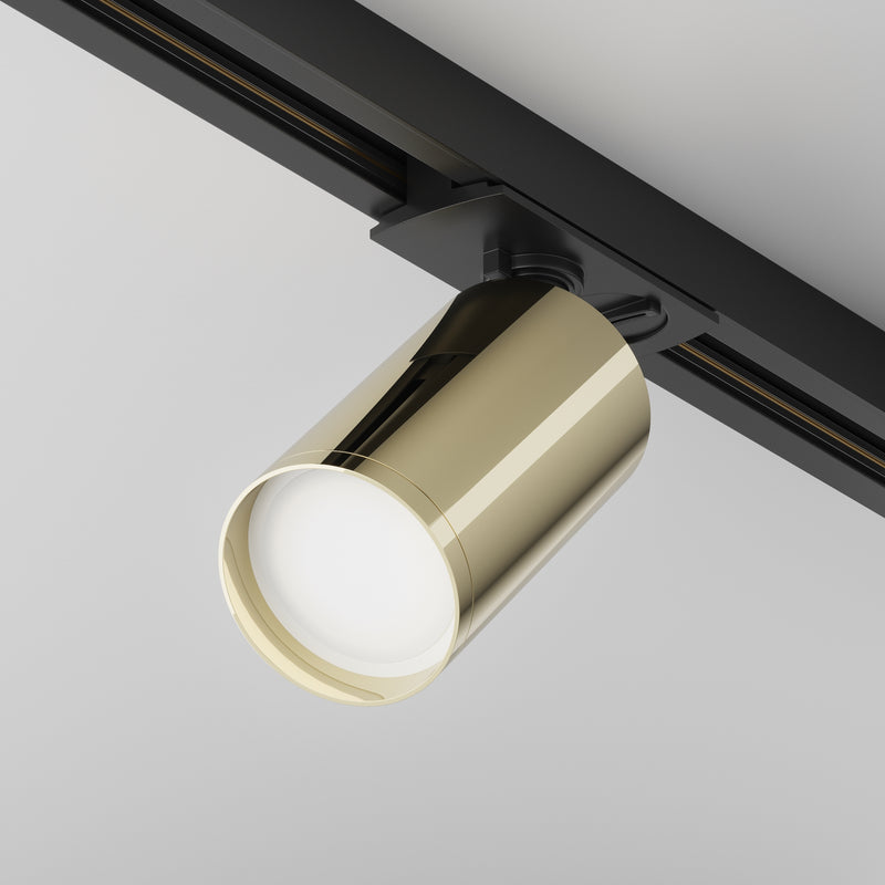 Proiector pentru sina 1 circuit, UNITY Maytoni Technical Focus S Negru/Auriu, 1XGU10