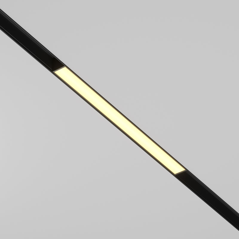 Corp iluminat pe sina Sistem Magnetic 23mm EXILITY Negru