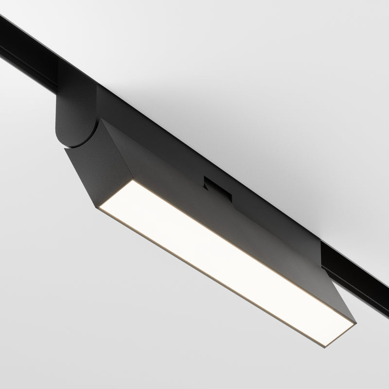 Proiector LED pentru sina magnetica Exility Maytoni Technical Basis Rot, Negru, LED 12W, 550lm Dimabil