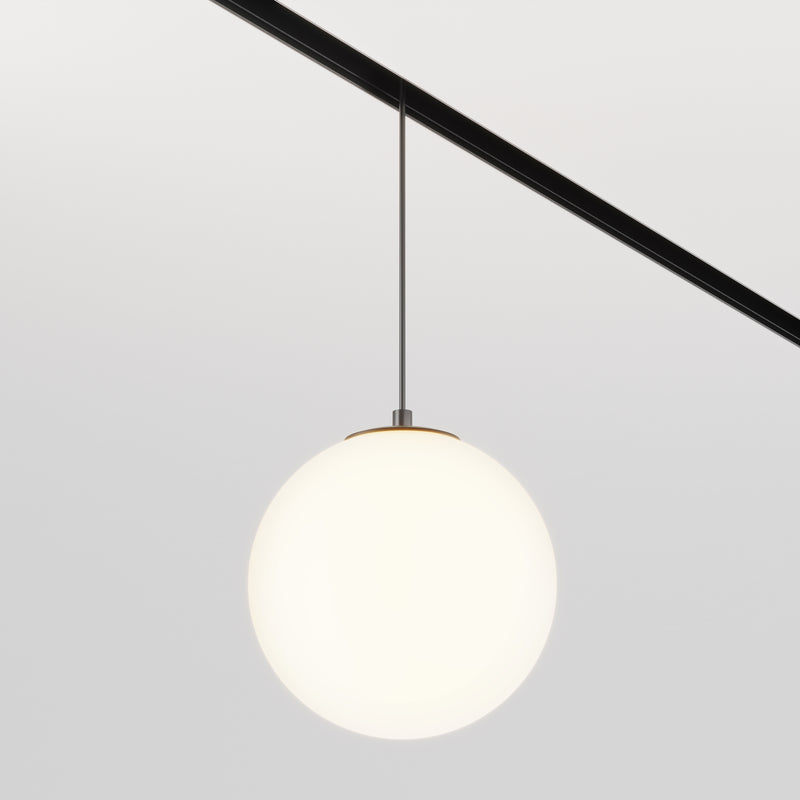 Lampa LED Suspendata pentru Sina Magnetica Exility Maytoni Technical Luna, Negru, LED 5W, 330lm 3000K