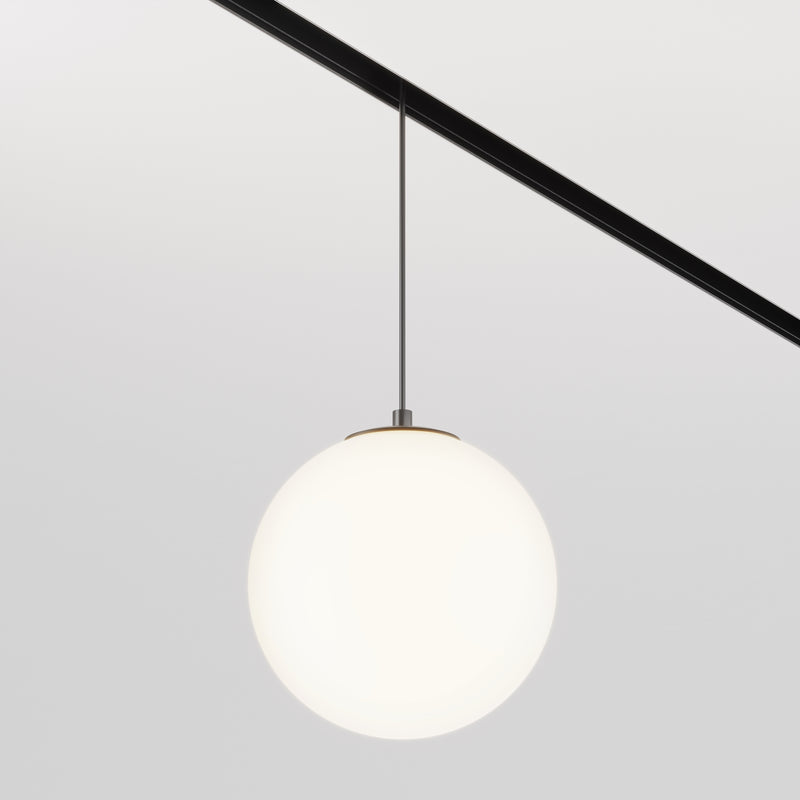 Lampa LED Suspendata pentru Sina Magnetica Exility Maytoni Technical Luna, Negru, LED 5W, 330lm 4000K