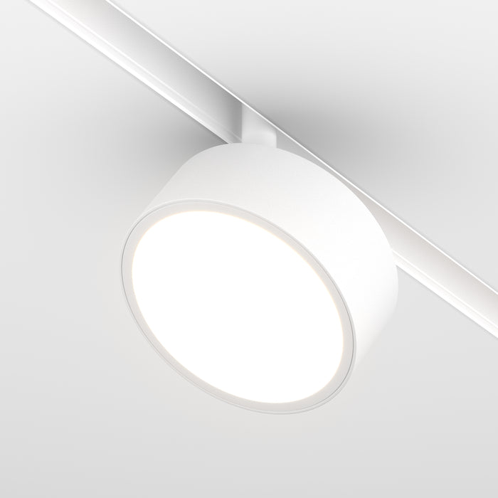 Proiector LED pentru sina magnetica Exility Maytoni Technical Rado, Alb, LED 18W, 1120lm 3000K  TR040-2-18W3K-W