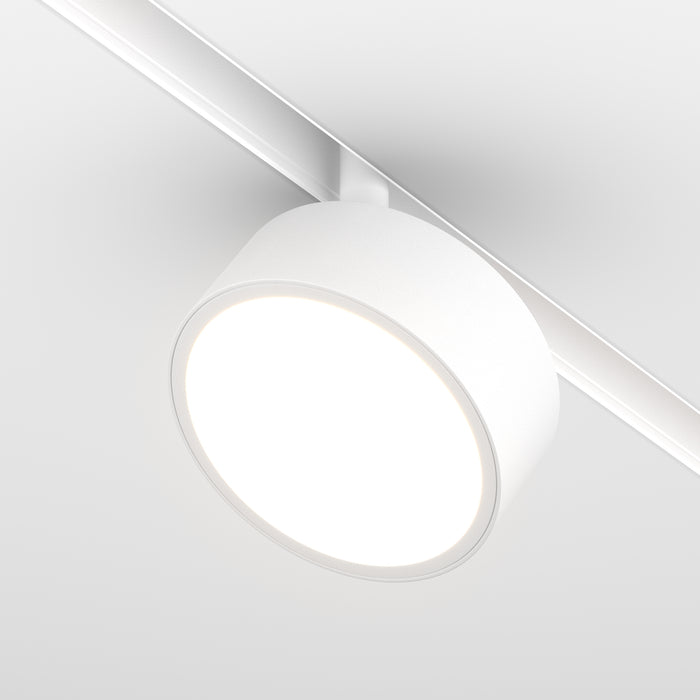 Proiector LED pentru sina magnetica Exility Maytoni Technical Rado, Alb, LED 18W, 890lm  Dimabil TR040-4-18W3K-DS-W