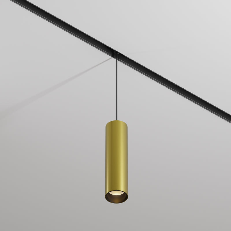 Lampa LED Suspendata pentru Sina Magnetica Exility Maytoni Technical Focus LED, Negru | Alama, LED 12W, 883lm 3000K