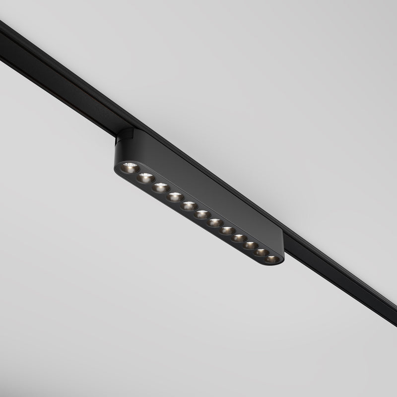 Proiector LED pentru sina magnetica Radity Maytoni Technical Points, Negru, LED 12W, 1400lm 4000K