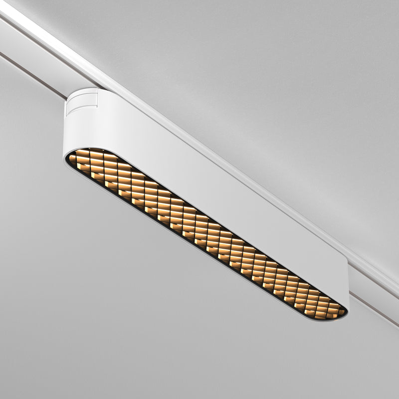 Proiector LED pentru sina magnetica Radity Maytoni Technical Basis Grid, Alb, LED 12W, 190lm 3000K