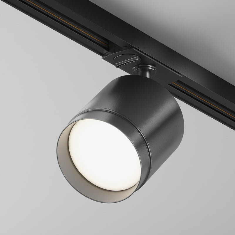 Proiector pentru sina monofazata Unity Maytoni Technical Polar, Negru, GX53 15W