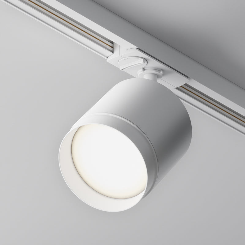 Proiector pentru sina monofazata Unity Maytoni Technical Polar, Alb, GX53 15W