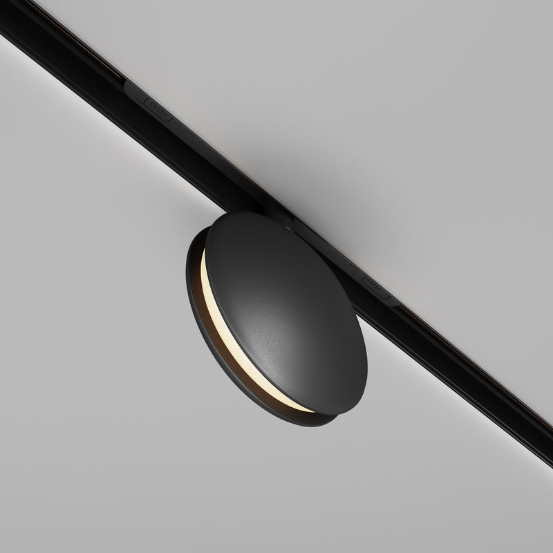 Corp iluminat pe sina Sistem Magnetic 23mm EXILITY Negru