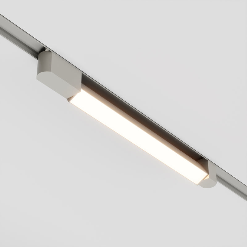 Proiector LED pentru sina monofazata Unity Maytoni Technical Basis Rot, Alb, LED 24W, 1540lm 3000K