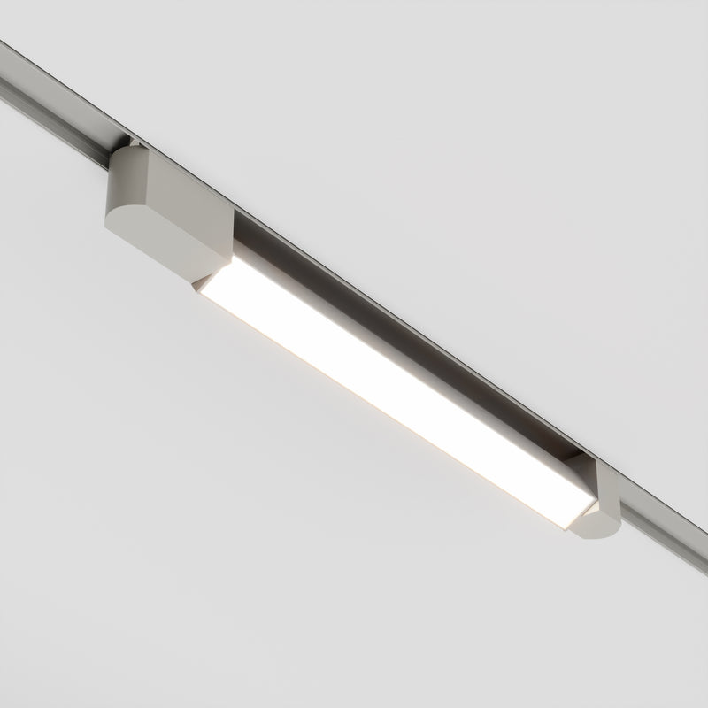 Proiector LED pentru sina monofazata Unity Maytoni Technical Basis Rot, Alb, LED 24W, 1900lm 4000K