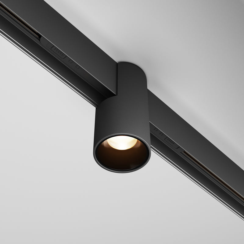 Corp iluminat pe sina Sistem Magnetic 23mm EXILITY Negru