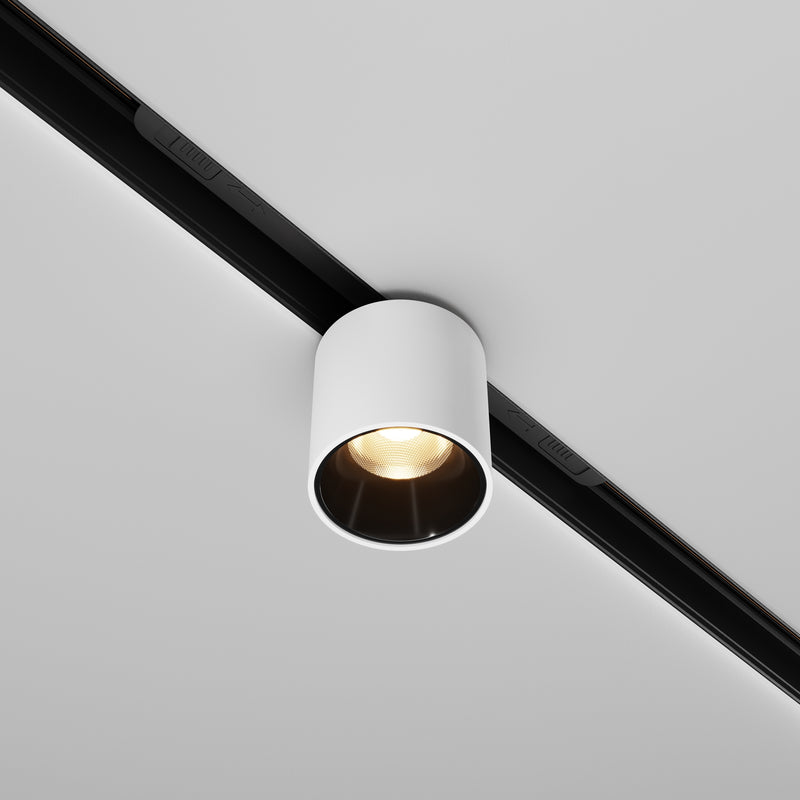 Corp iluminat pe sina Sistem Magnetic 23mm EXILITY Negru