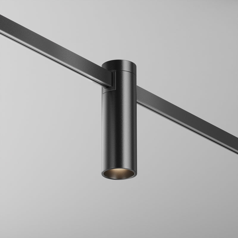 Corp iluminat pe sina Sistem Magnetic Modular FLARITY Negru