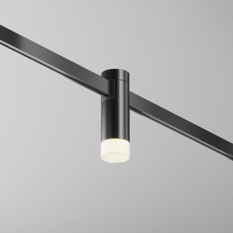 Corp iluminat pe sina Sistem Magnetic Modular FLARITY Negru
