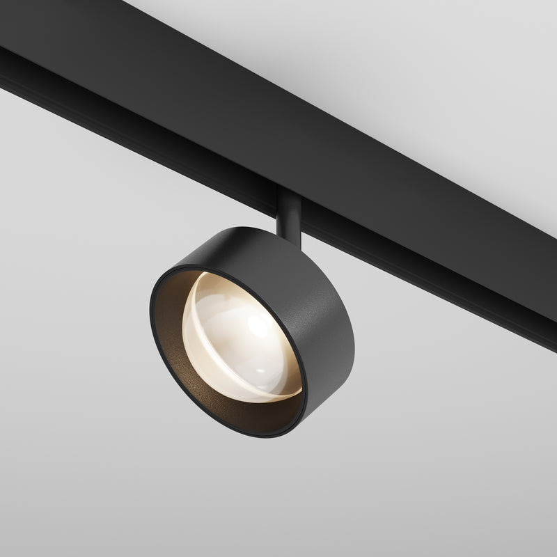 Corp iluminat pe sina Sistem Magnetic 23mm EXILITY Negru