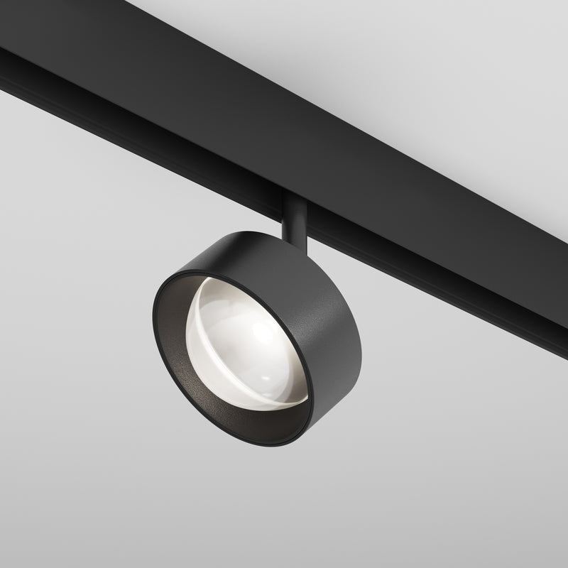 Corp iluminat pe sina Sistem Magnetic 23mm EXILITY Negru