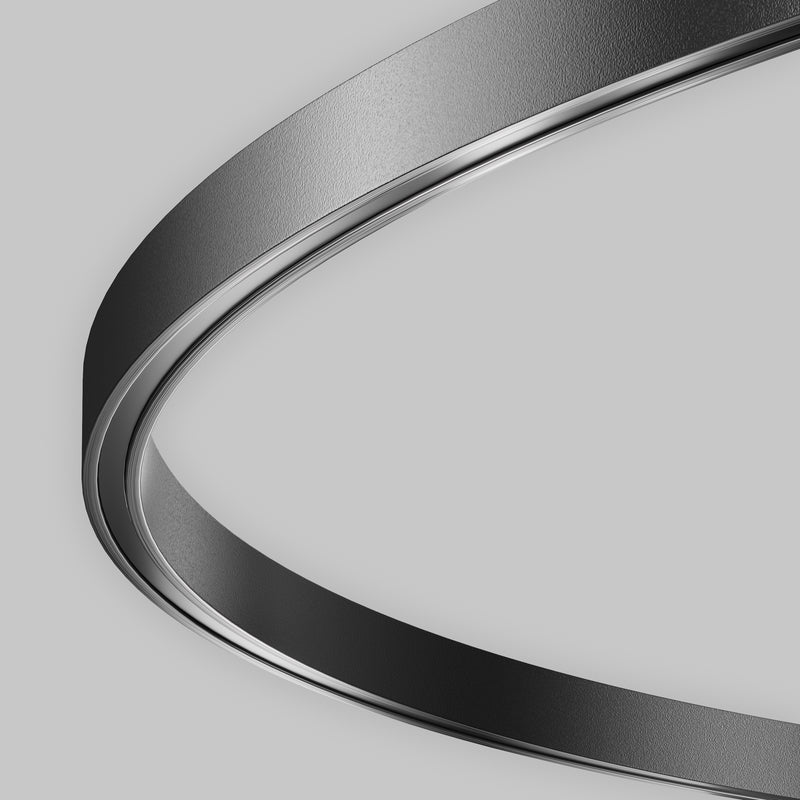 Corp iluminat pe sina Sistem Magnetic Modular FLARITY Negru