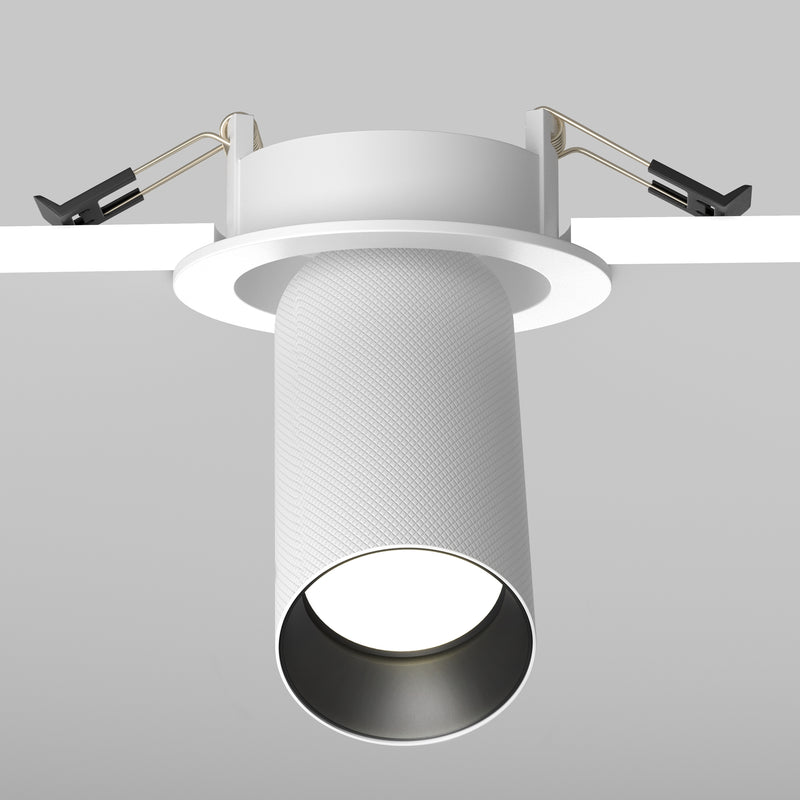 Lampa de Tavan Incastrata, Reglabila Maytoni Technical Artisan, Alb, GU10 10W