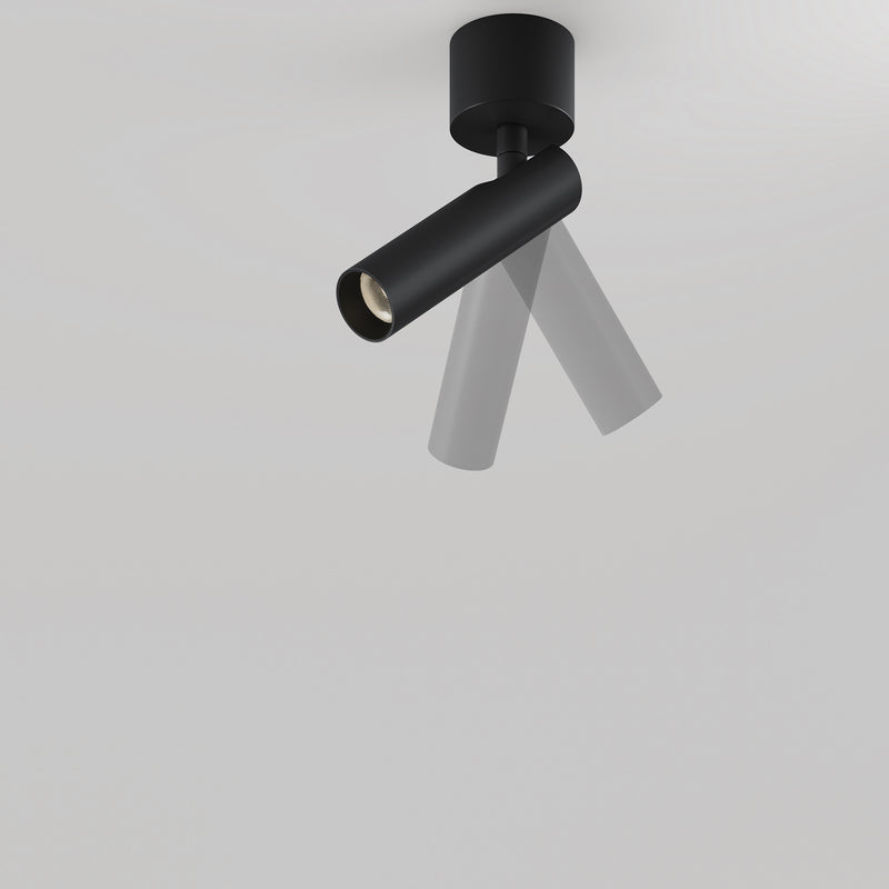 Lampa de tavan LED Maytoni Technical Focus T, Negru, LED 6W, 280lm 3000K