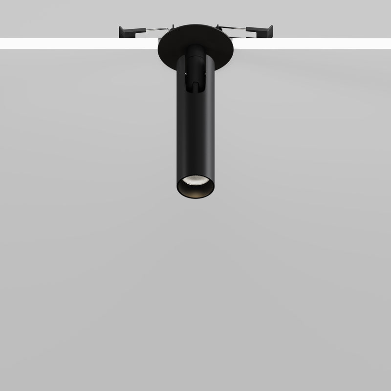 Lampa de Tavan Incastrata, Reglabila Maytoni Technical Focus T, Negru, LED 6W, 270lm 3000K