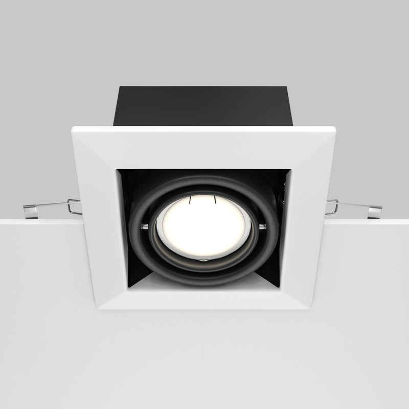 Spot incastrat Maytoni Technical Metal Modern Alb, 1XGU10