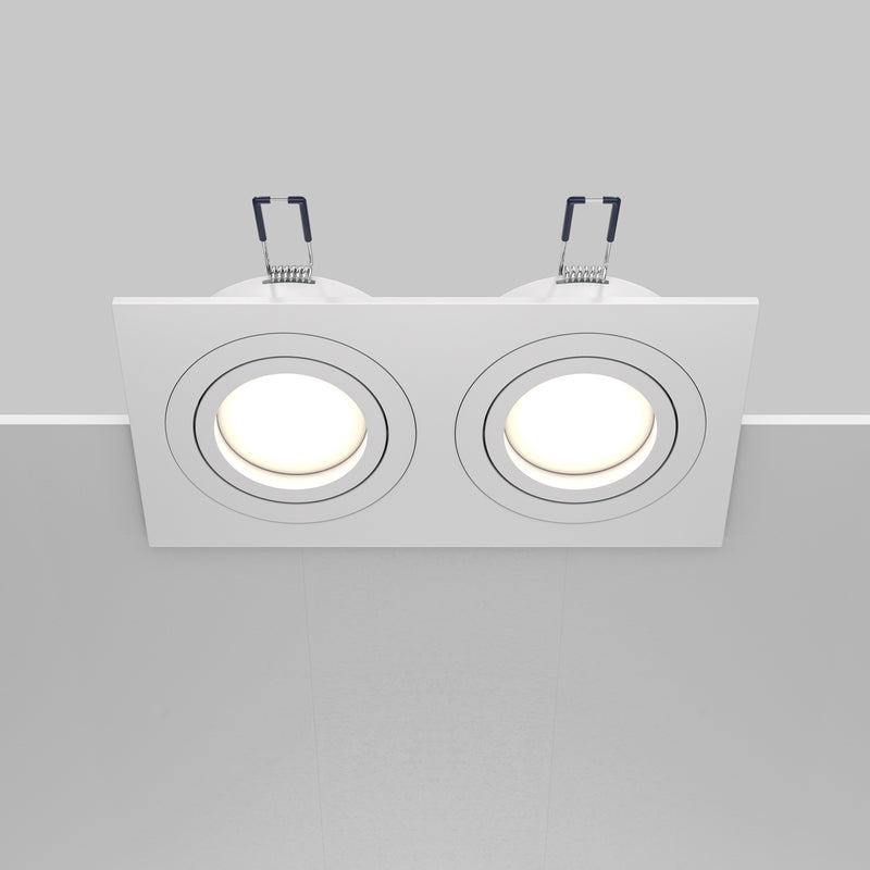 Spot incastrat Maytoni Technical Atom Alb, 2XGU10
