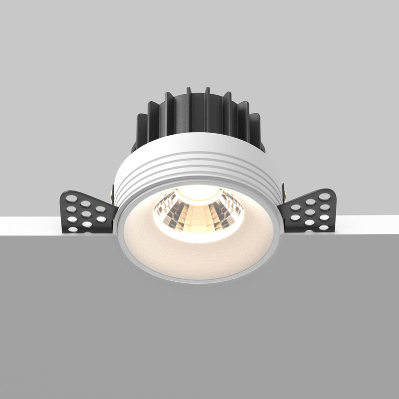 Spot LED Incastrat Maytoni Technical Round, Alb, LED 12W, 920lm 3000K