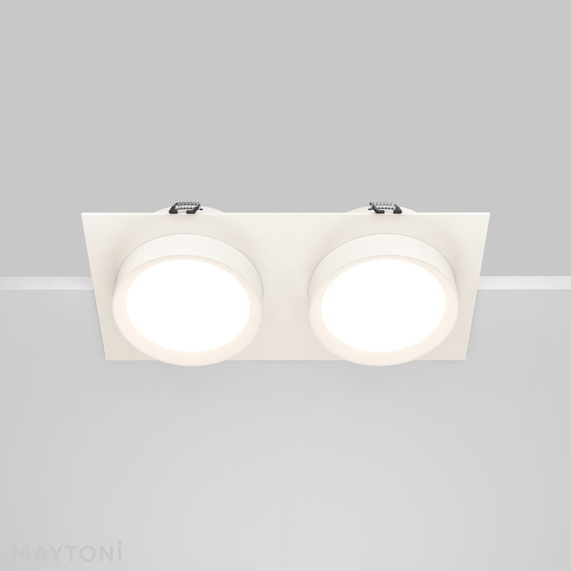 Spot Incastrat Maytoni Technical Hoop, Alb, GX53 15W
