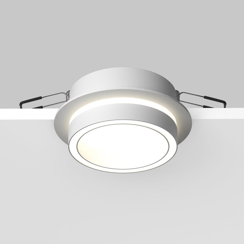 Spot Incastrat Maytoni Technical Orlo, Alb, GX53 15W