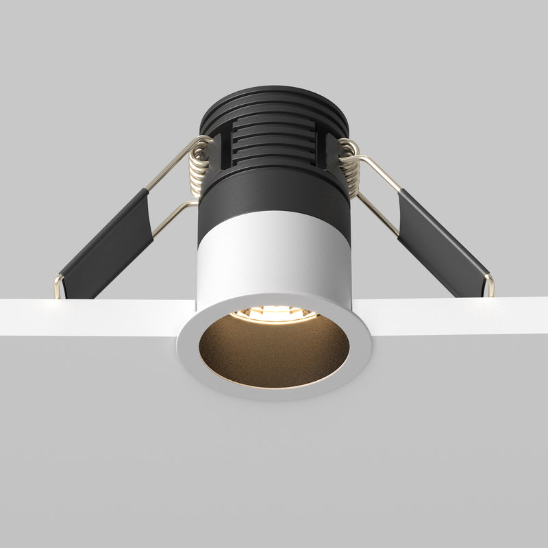 Spot LED Incastrat Maytoni Technical Minor, Alb | Negru, LED 5W, 230lm 3000K