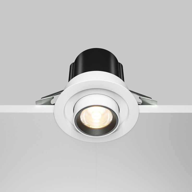 Spot LED Incastrat Maytoni Technical Hidden, Alb, LED 10W, 780lm 3000K