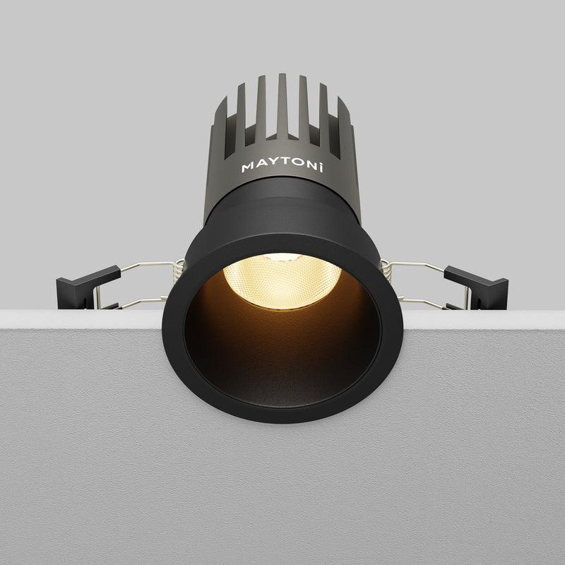 Spot incastrat Downlight Negru