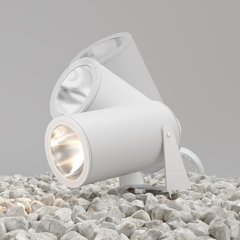 Spot Exterior LED Maytoni Outdoor Bern, Alb, LED 30W, 2800lm 3000K