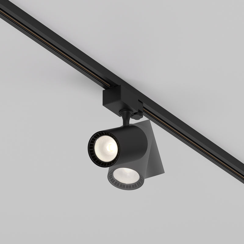 Proiector LED pentru sina cu 3 faze, Trinity Maytoni Technical Vuoro Negru