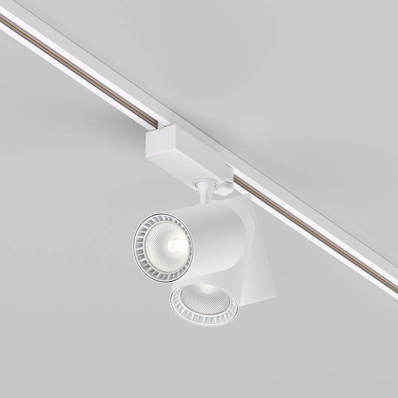 Proiector LED pentru sina cu 3 faze, Trinity Maytoni Technical Vuoro Alb