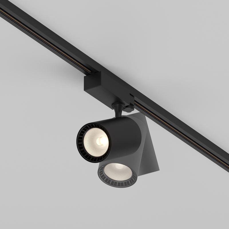 Proiector LED pentru sina cu 3 faze, Trinity Maytoni Technical Vuoro Negru