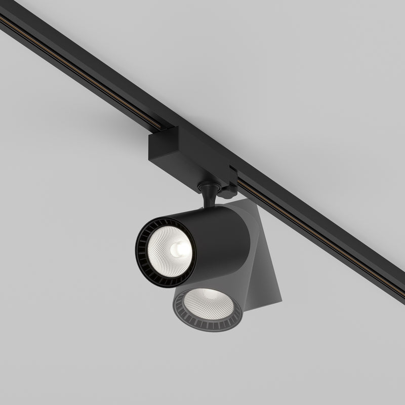 Proiector LED pentru sina cu 3 faze, Trinity Maytoni Technical Vuoro Negru