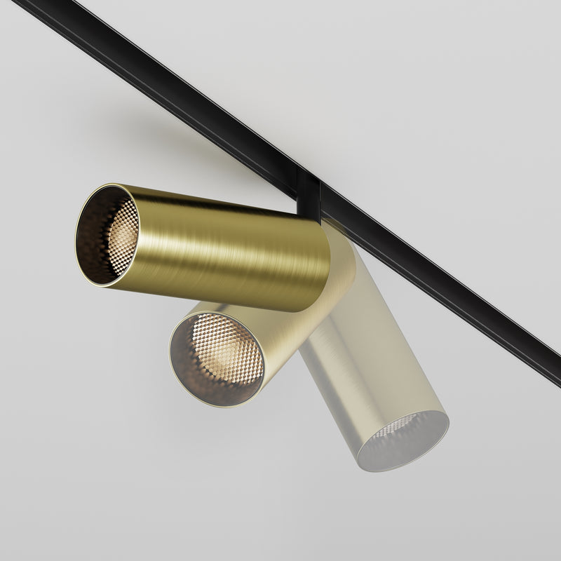 Corp iluminat pe sina Sistem Magnetic 23mm EXILITY Negru