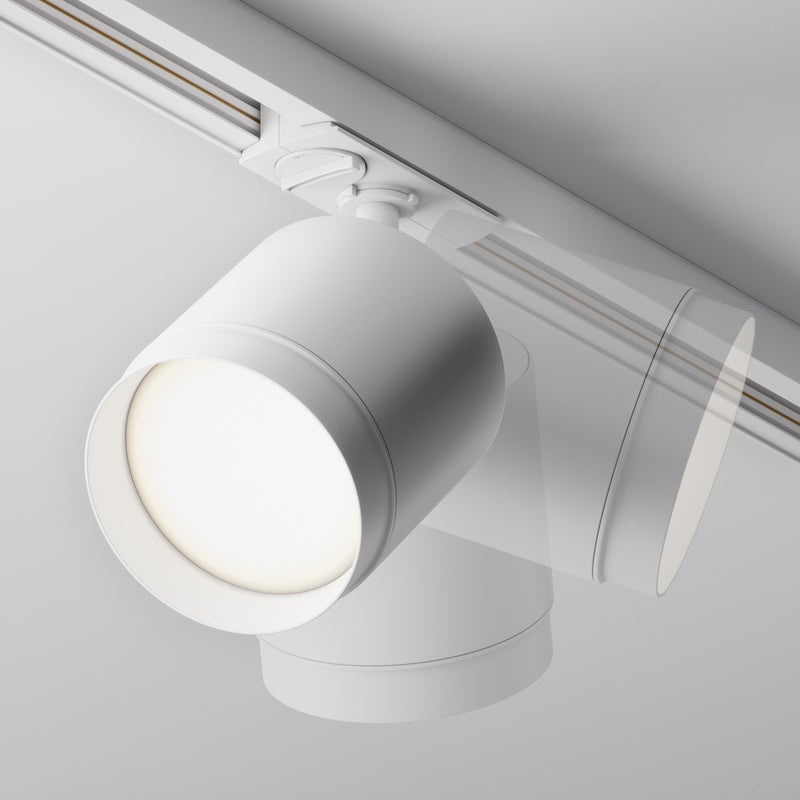 Proiector pentru sina monofazata Unity Maytoni Technical Polar, Alb, GX53 15W