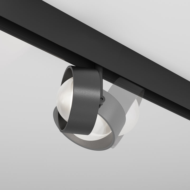 Corp iluminat pe sina Sistem Magnetic 23mm EXILITY Negru