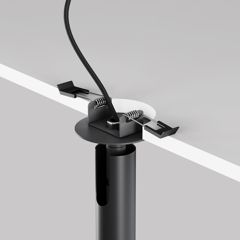 Lampa de Tavan Incastrata, Reglabila Maytoni Technical Focus T, Negru, LED 6W, 270lm 3000K