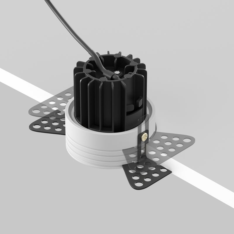 Spot LED Incastrat Maytoni Technical Round, Alb, LED 7W, 460lm 3000K
