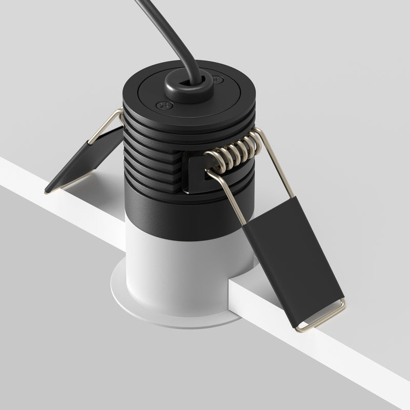 Spot LED Incastrat Maytoni Technical Minor, Alb | Negru, LED 5W, 230lm 3000K