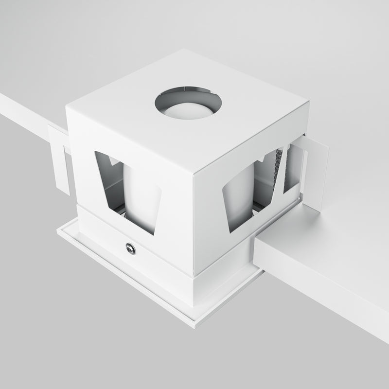 Spot LED Incastrat Maytoni Technical Metal Modern, Alb, LED 10W, 750lm 3000K