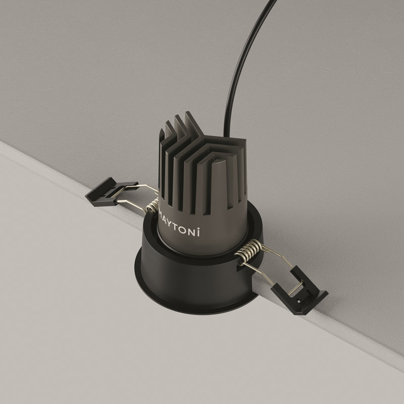 Spot incastrat Downlight Negru