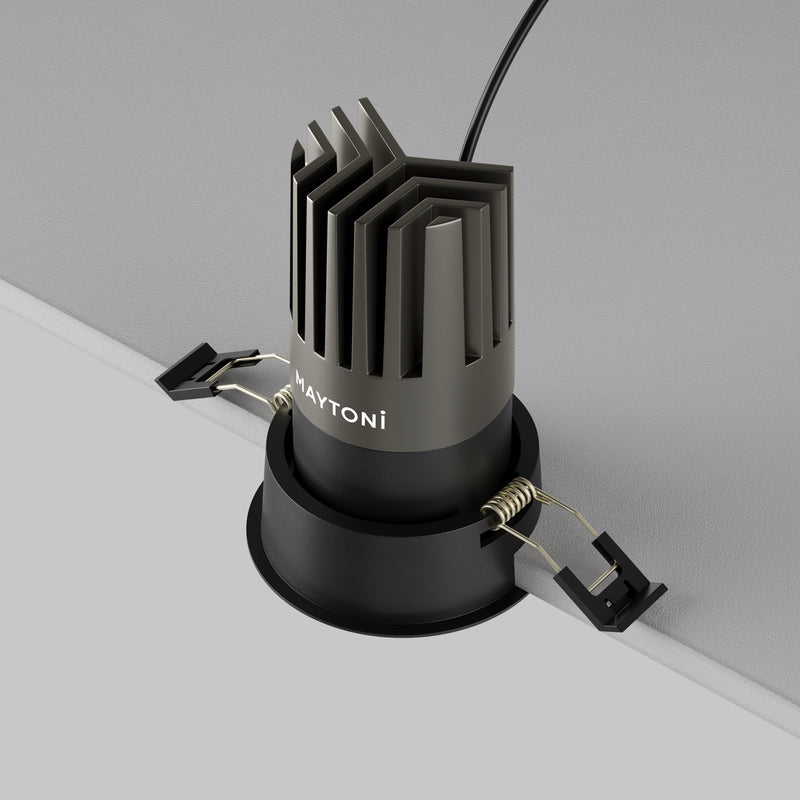 Spot incastrat Downlight Negru