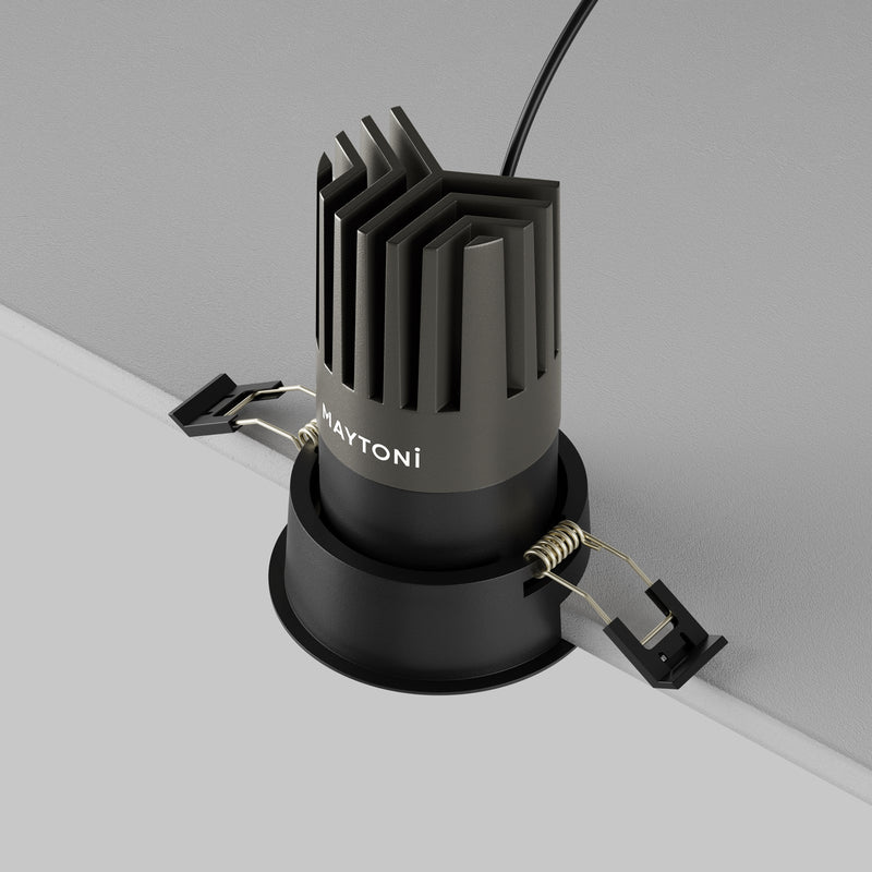 Spot incastrat Downlight Negru