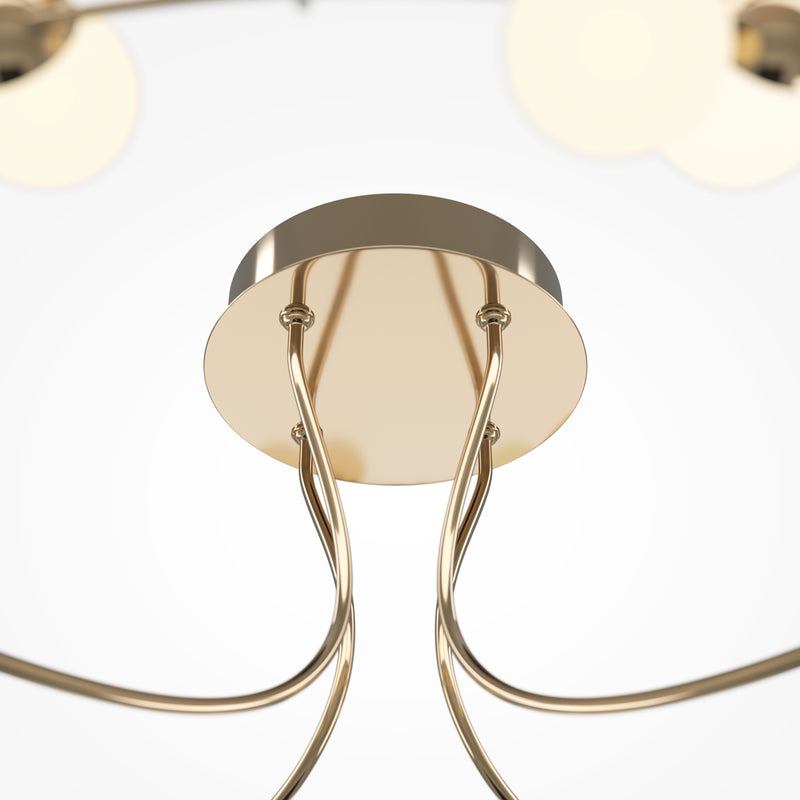 Plafoniera LED Maytoni Tessara, 72W, Auriu, 5600 lm, 3000K